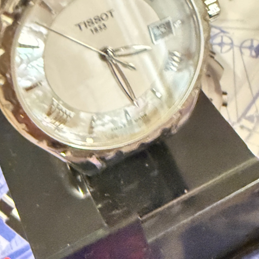 Women’sTissot stainless steel mother of pearl Watch - Picture 10 of 15